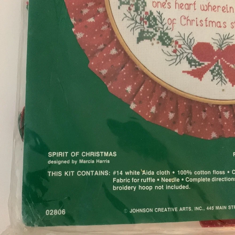 VTG Needle Treasures Spirit of Christmas Counted Cross Stitch Kit Marcia Harris